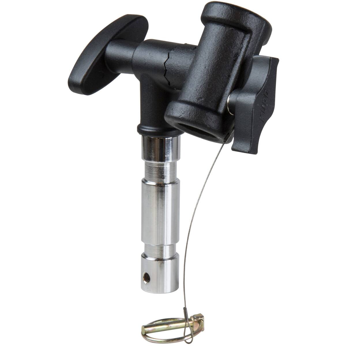 Front. Kupo - Kupo Swivel Junior Receiver Adapter, Black/Silver.