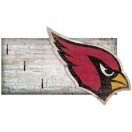 Fan Creations - Arizona Cardinals 6" x 12" Mounted Key Holder - Multicolor