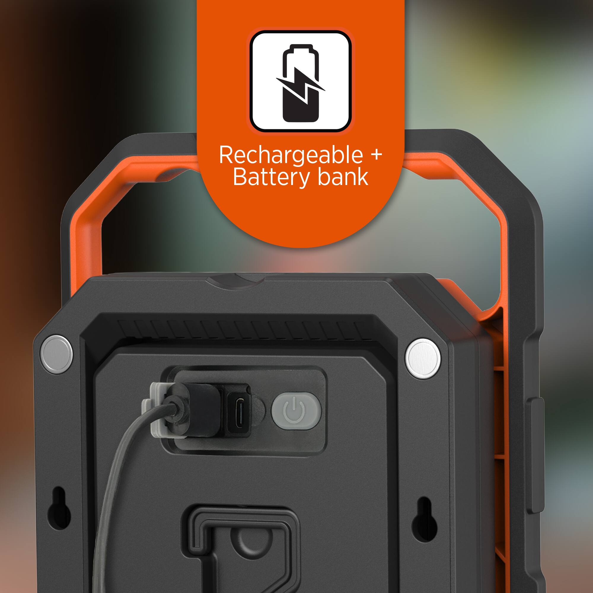 Rechargeable + Battery bank