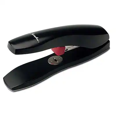 Front. Swingline - Desktop Stapler, Reduced Effort, 60-Sheet Capacity - Black.