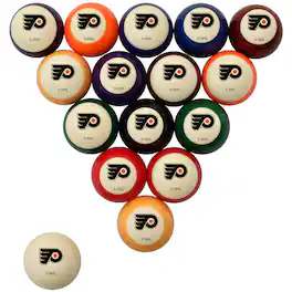 Imperial - Cream Philadelphia Flyers Retro Billiard Ball Set - Multicolor