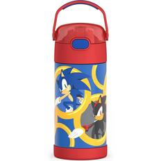 Front. Thermos - Thermos 12 oz. Kid's Funtainer Insulated Water Bottle - Sonic The Hedgehog - Sonic The Hedgehog.