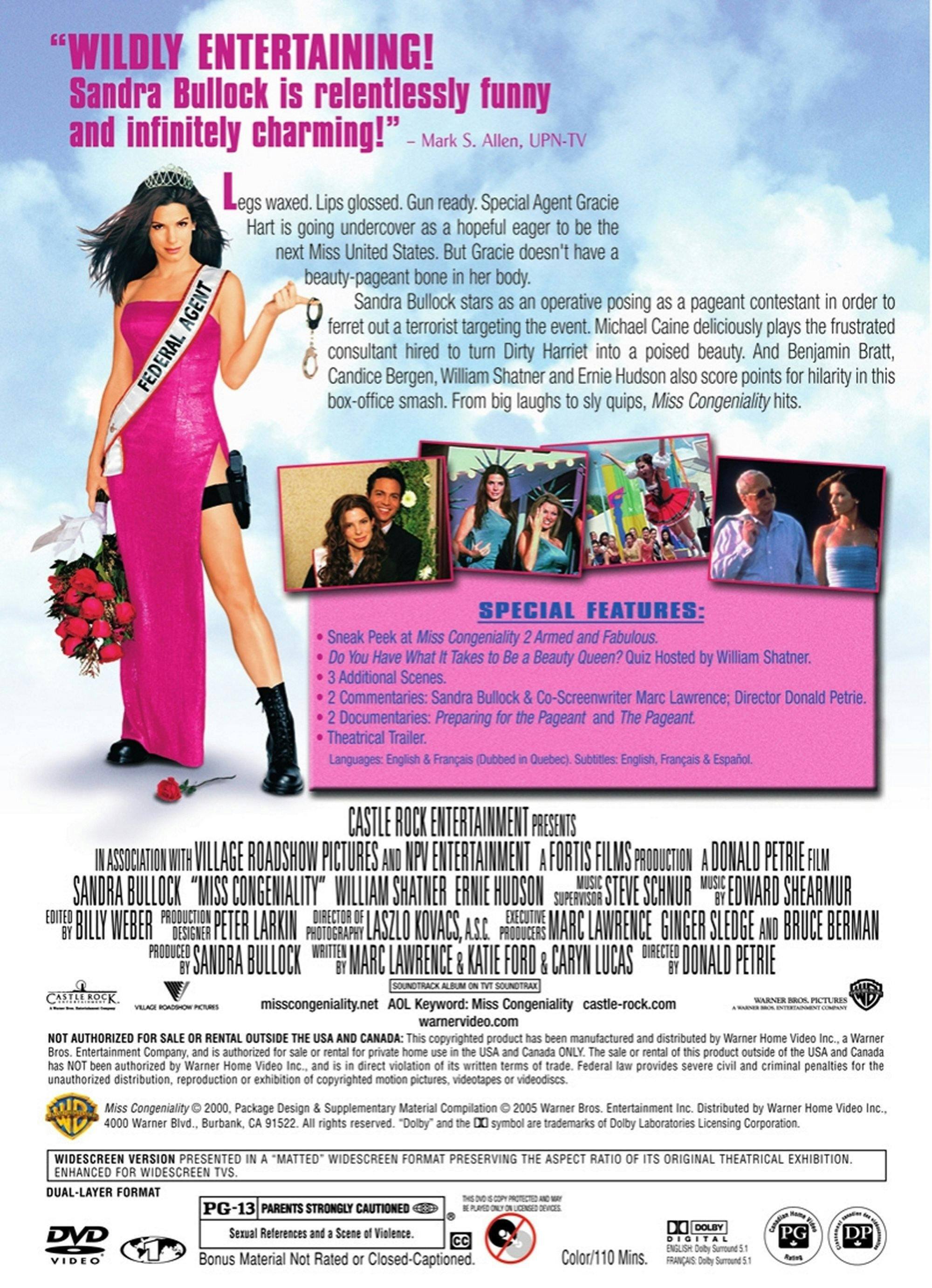 Angle. Miss Congeniality (Deluxe Edition) [DVD].