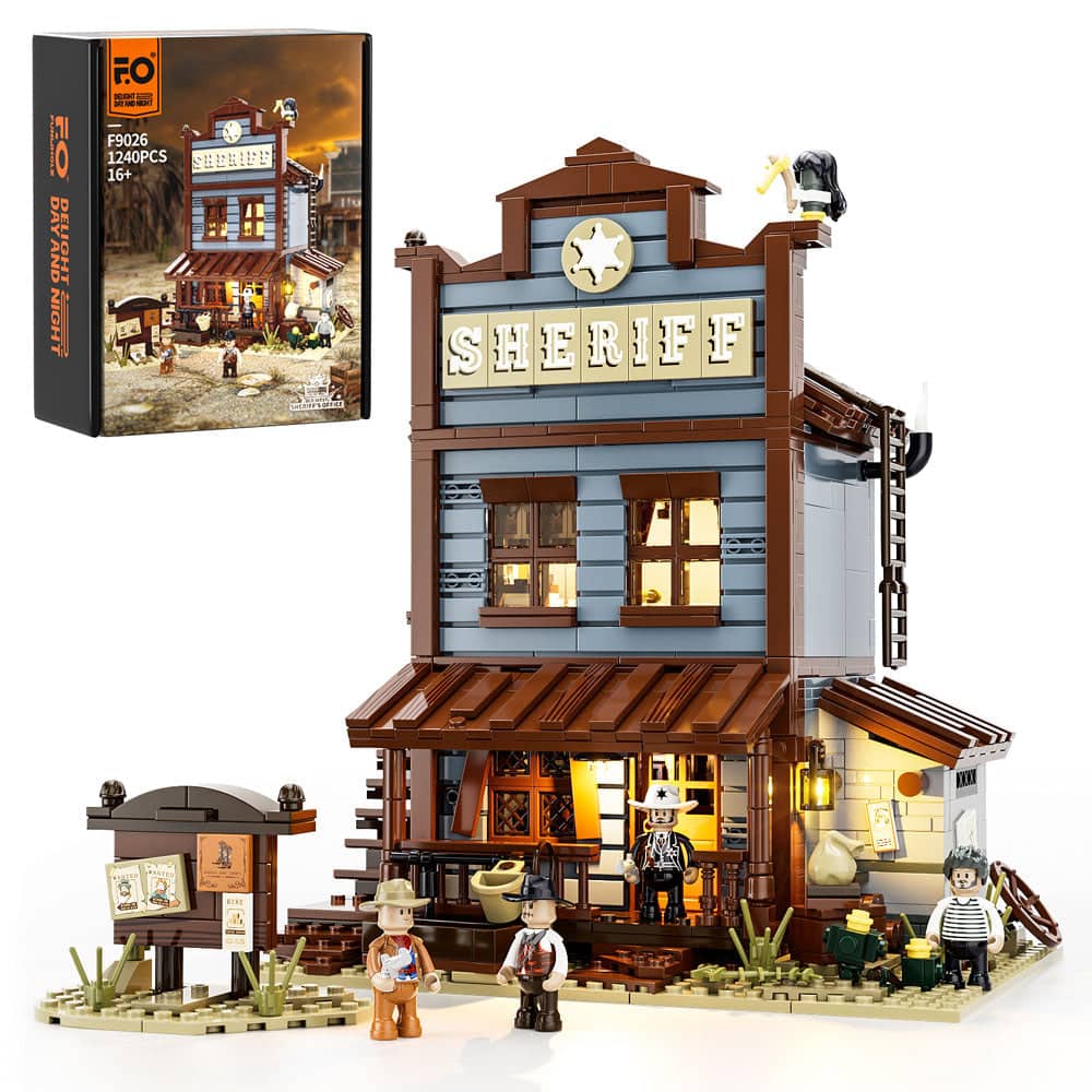 Lumibricks - Old West Sheriff's Office Lighting Building Set, 1240 Pieces LED Western Display Model Kit for Ages 16+ price history on PriceWatchPro