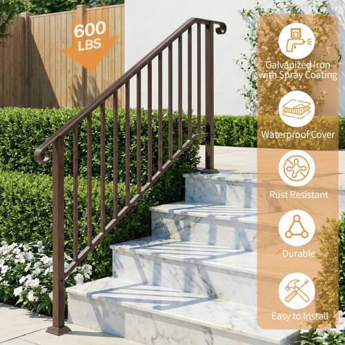 600 LBS Galvanized Iron with Spray Coating Waterproof Cover Rust Resistant Durable Easy to Install