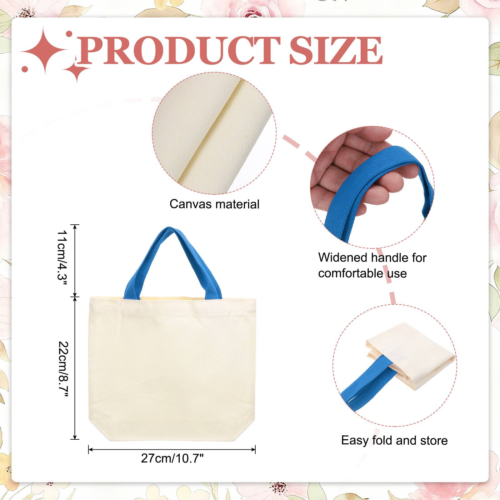 PRODUCT SIZE

11cm/4.3" Canvas material

22cm/8.7" Widened handle for comfortable use

27cm/10.7" Easy fold and store