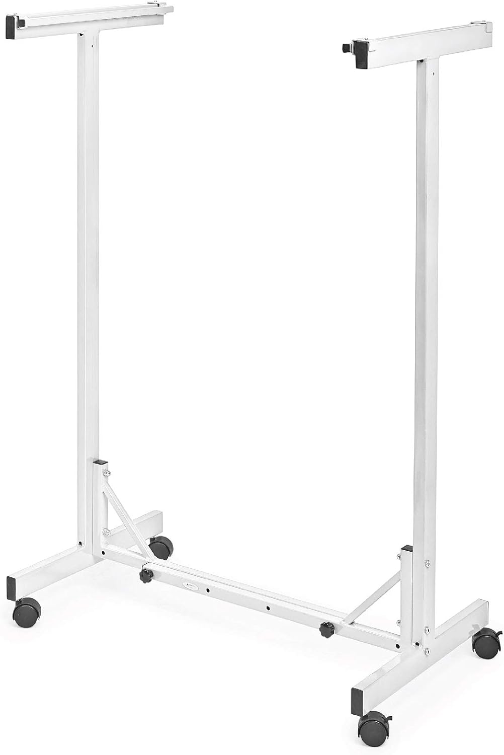 Alt View 6. AdirOffice - Steel Blueprint Storage Stand Adjustable Mobile Plan Center File Cart - White.