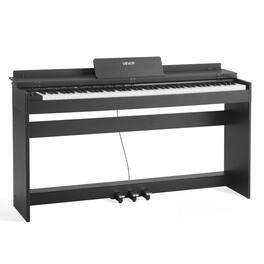 VEVOR - Weighted Digital Piano, 88 Keys Fully Weighted, Electric Piano Keyboard with Furniture Stand, Power Adapter,Triple Pedal - Black
