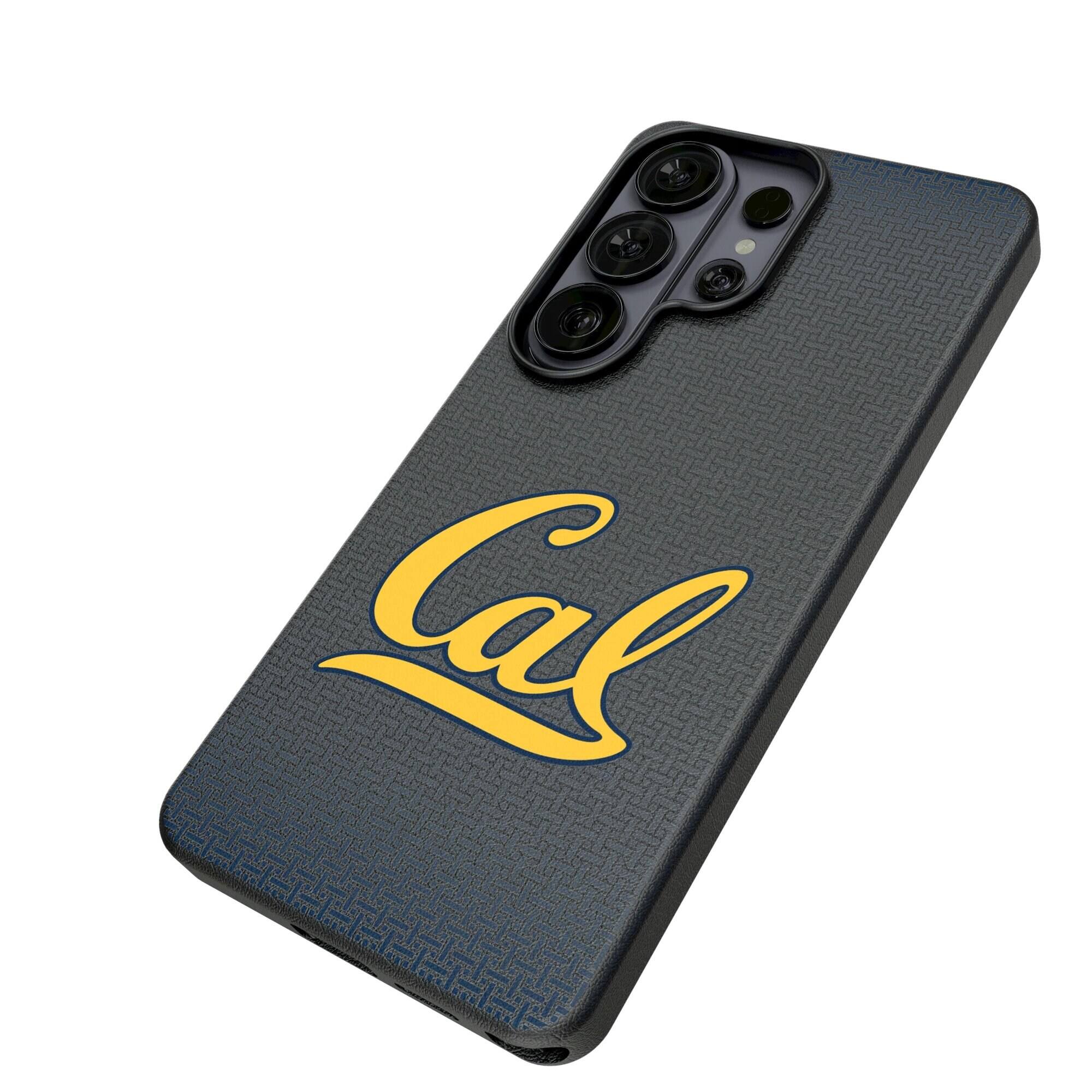 Alt View 1. Keyscaper - Cal Bears Linen Galaxy Magnetic Bump Case - S26 Ultra - Black.