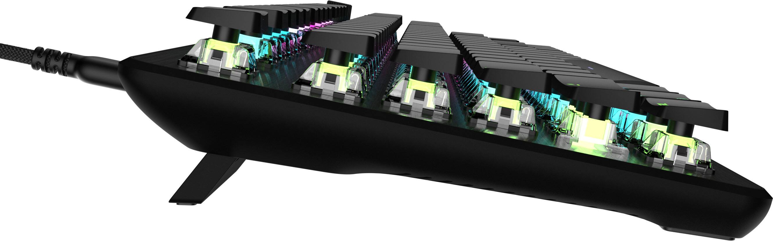 Alt View 9. Turtle Beach - Vulcan II TKL Wired Compact RGB Mechanical Gaming Keyboard with Hot-Swappable Switches - Black.