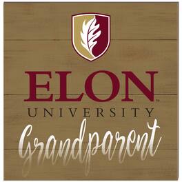 Jardine - Elon Phoenix 10'' x 10'' Grandparent Plaque - Maroon