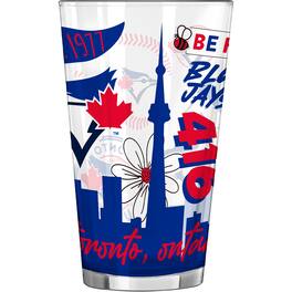 Logo Brands - Toronto Blue Jays 16oz. Native Pint Glass - Multicolor