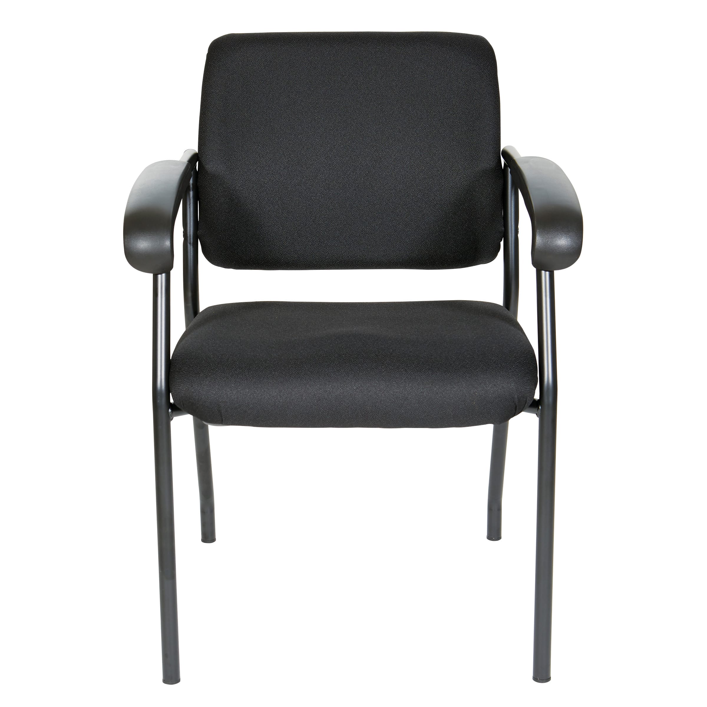 Office Star Products - Padded Visitor's Chair - Black