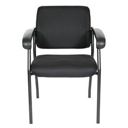 Office Star Products - Padded Visitor's Chair - Black