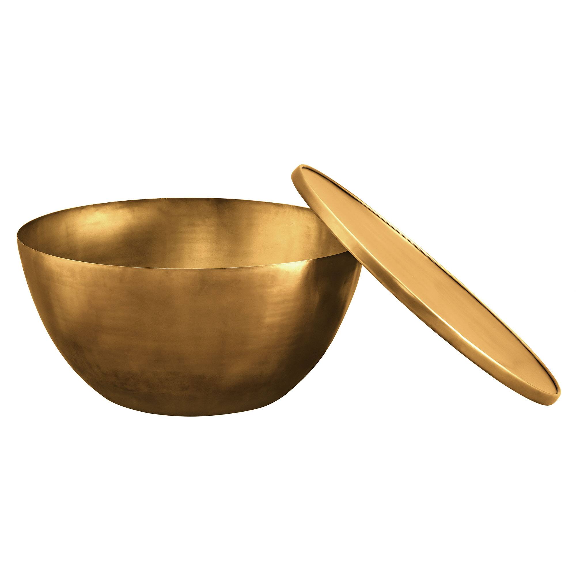 Alt View 4. Modway - Viora 32 Inch Metal Storage Coffee Table by Modway - Burnished Brass.