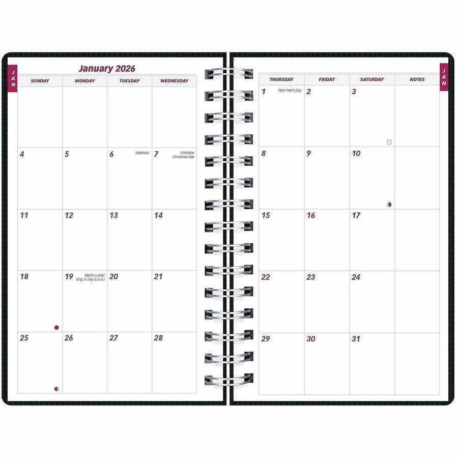 JAN  
SUNDAY January 2026  
MONDAY TUESDAY WEDNESDAY THURSDAY FRIDAY SATURDAY NOTES  
1 - New Year's Day  
2  
3  
4  
5  
6 - Epiphany  
7 - Orthodox Christmas Day  
8  
9  
10  
11  
12  
13  
14  
15  
16  
17  
18  
19 - Martin Luther King Jr. Day (USA)  
20 - King's Day (Netherlands)  
21  
22  
23  
24  
25  
26  
27  
28  
29  
30  
31