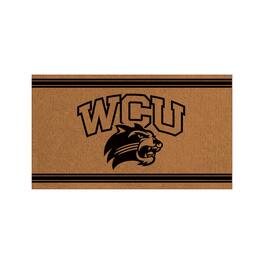Evergreen Enterprises - Western Carolina Catamounts 28" x 16" Primary Logo Outdoor Coir Entryway Mat - Multicolor