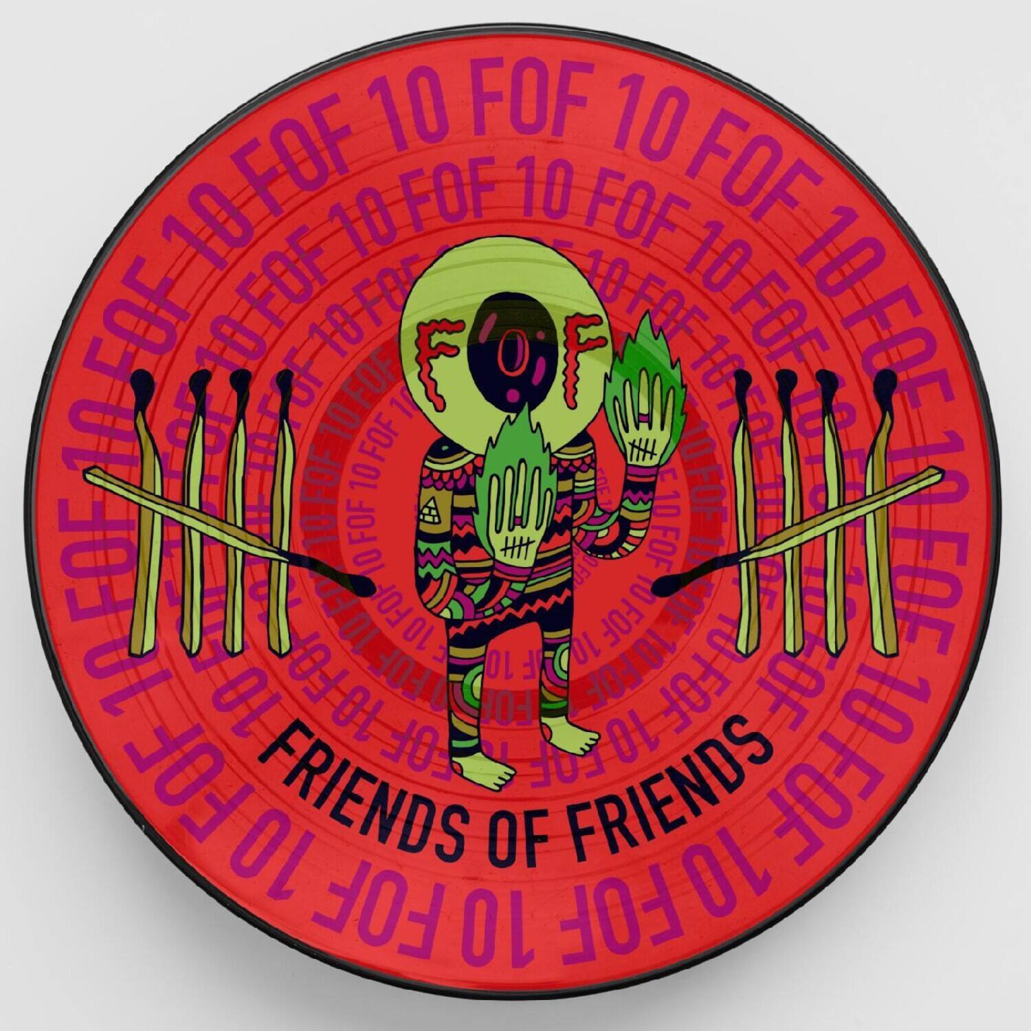 Various Artists - Friends Of Friends At 10   - VINYL LP price history on PriceWatchPro