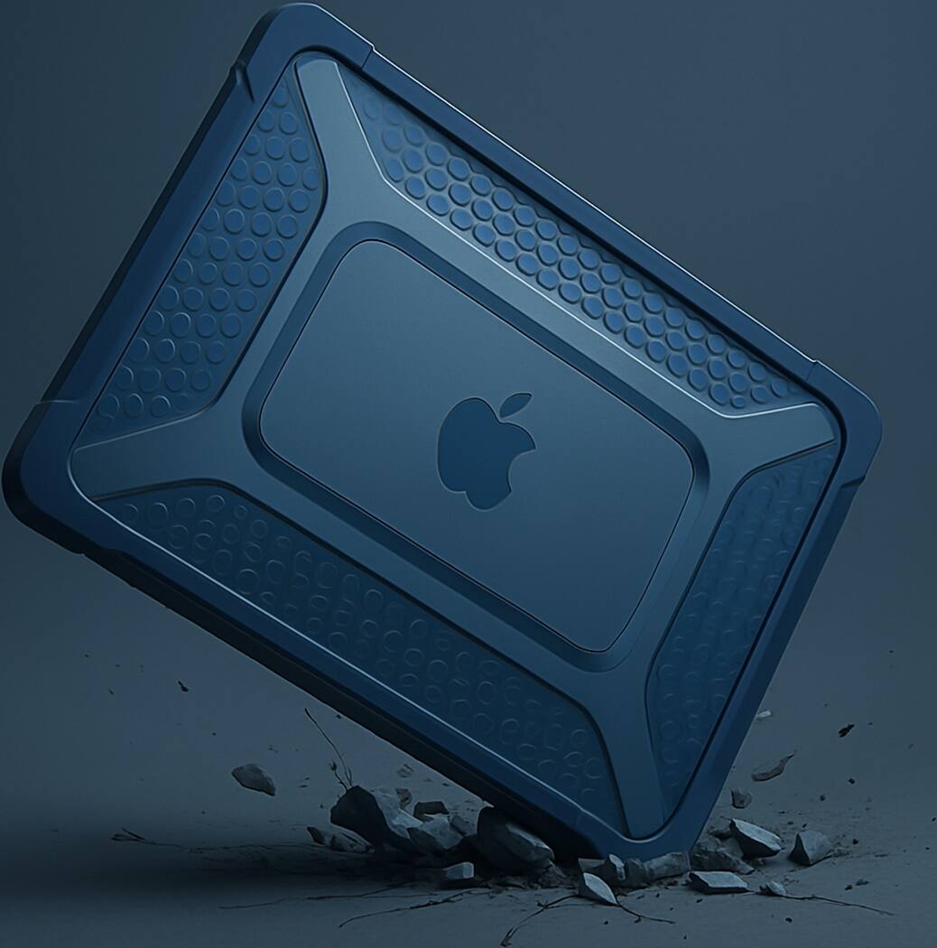 Alt View 17. SaharaCase - Raider UltraArmor Case for Apple MacBook Air 13" M2/M3/M4 (2022-2025) Laptops - Night Sky Blue.