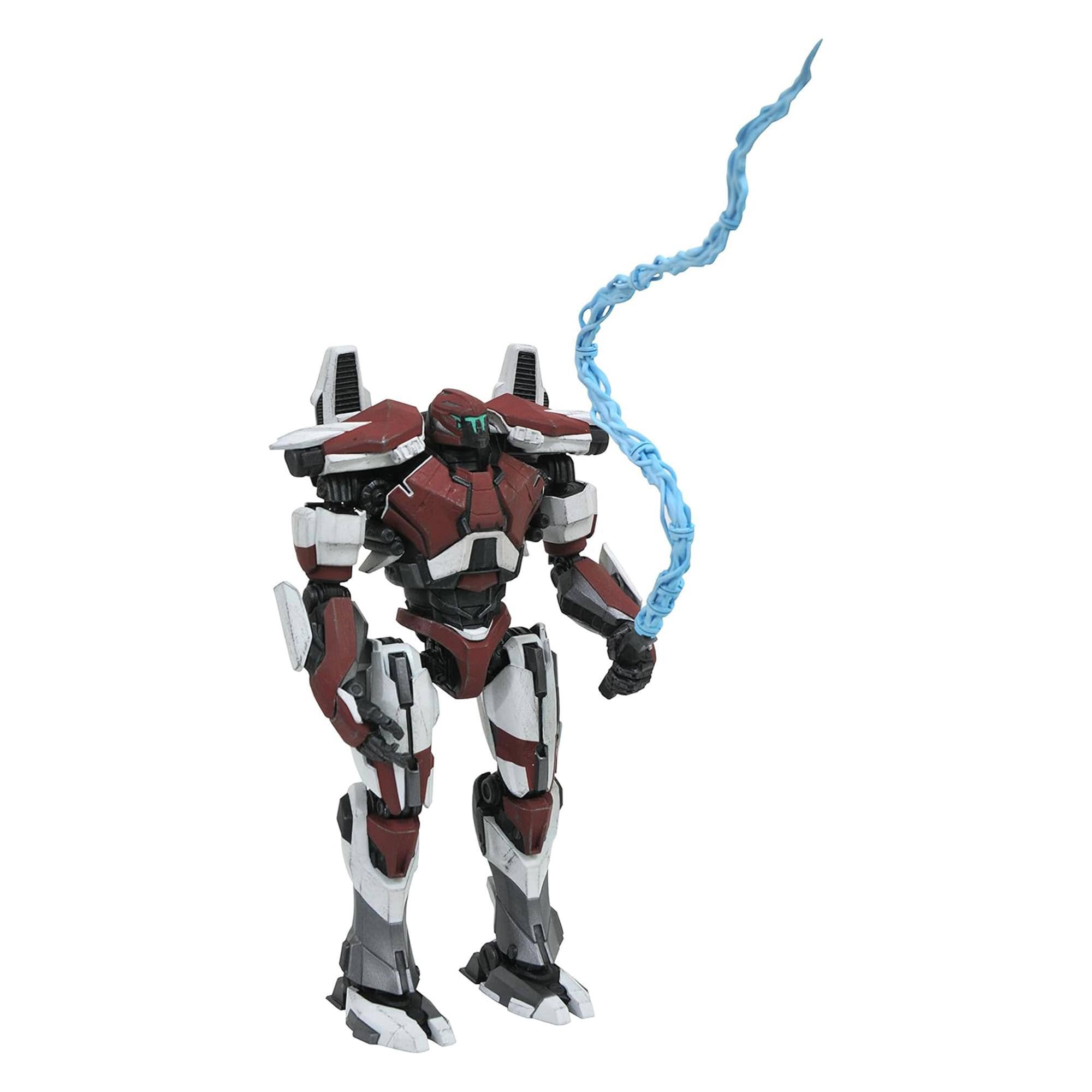 Alt View 10. Pacific Rim - Pacific Rim 2 Deluxe 8 Inch Action Figure | Guardian Bravo - Red.