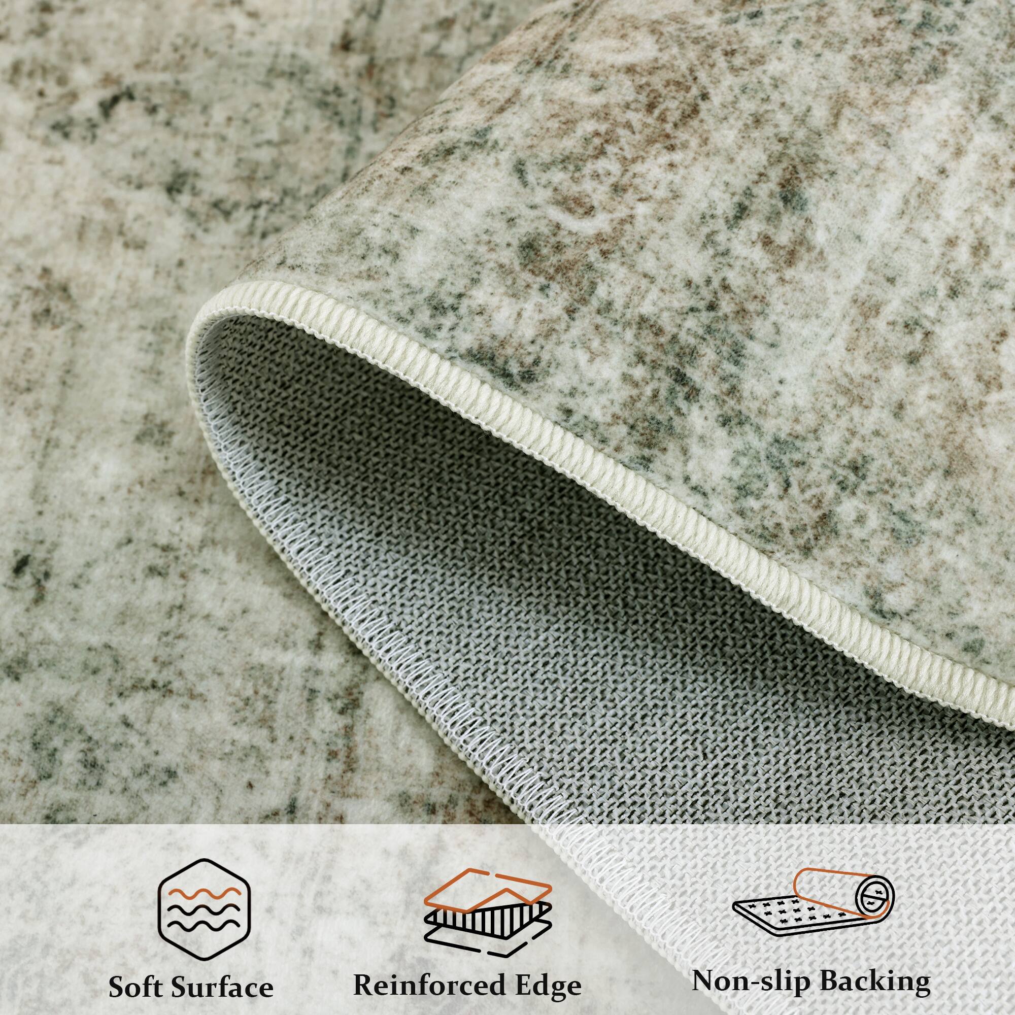 Soft Surface Reinforced Edge Non-slip Backing