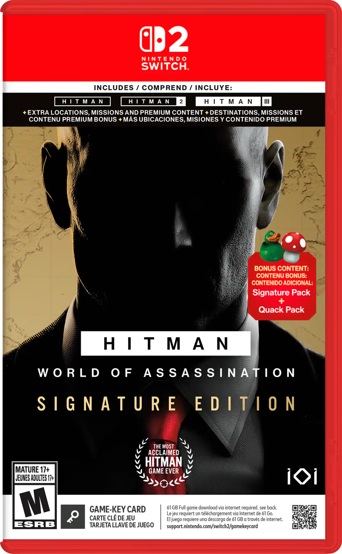 HITMAN World of Assassination - Signature Edition - Nintendo Switch 2
