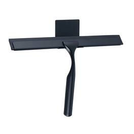 J&V TEXTILES - 10 Inch Shower Squeegee with 3M Hanger - Black