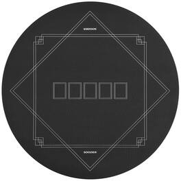 Soozier - Mat Texas Hold'em Poker Table Top with Non-Slip Bottom