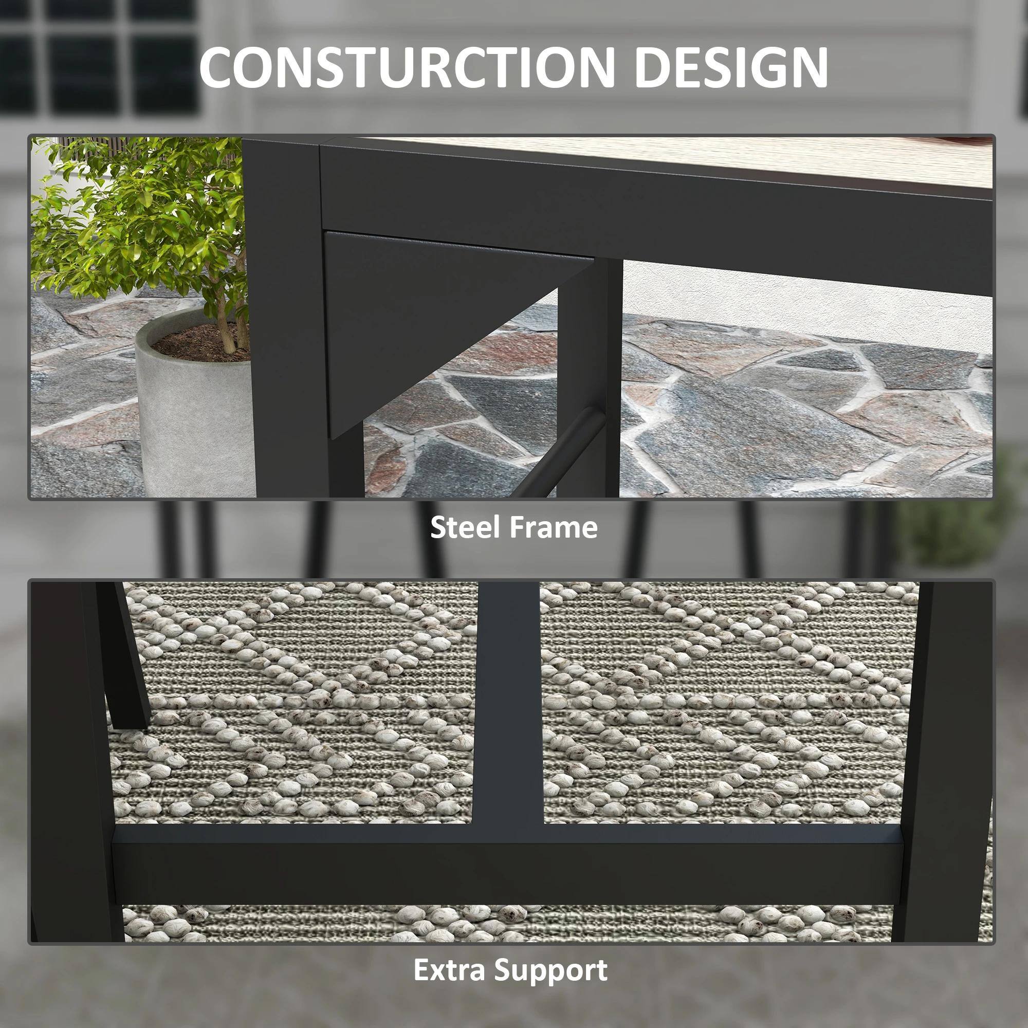 CONSTURCTION DESIGN
Steel Frame
Extra Support