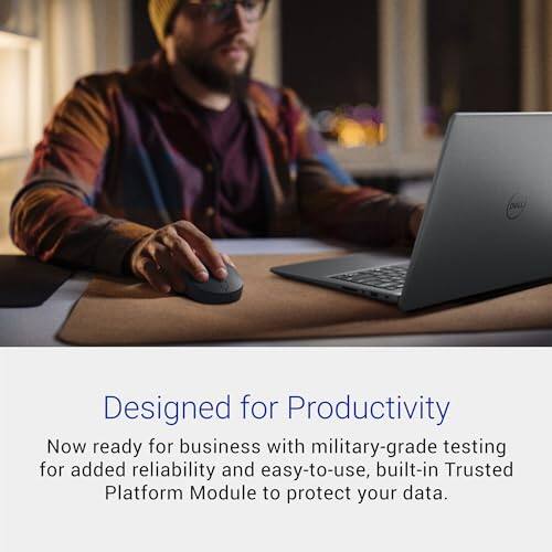 Designed for Productivity

Now ready for business with military-grade testing for added reliability and easy-to-use, built-in Trusted Platform Module to protect your data.