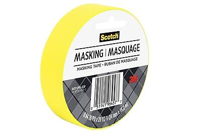 Scotch  
MASKING | MASQUAGE  
MASKING TAPE • RUBAN DE MASQUAGE  
3M 3439S  
49F  
0.94 mm x 52 mm x 152 m  
0 51141 96457 7