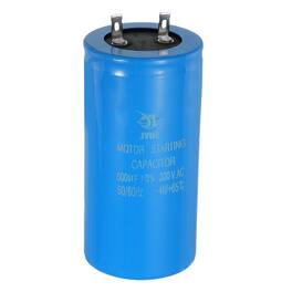Unique Bargains - Motor Start Capacitor, 600uf 300V CD60 Starting Running for AC/ Electric Motor - Blue