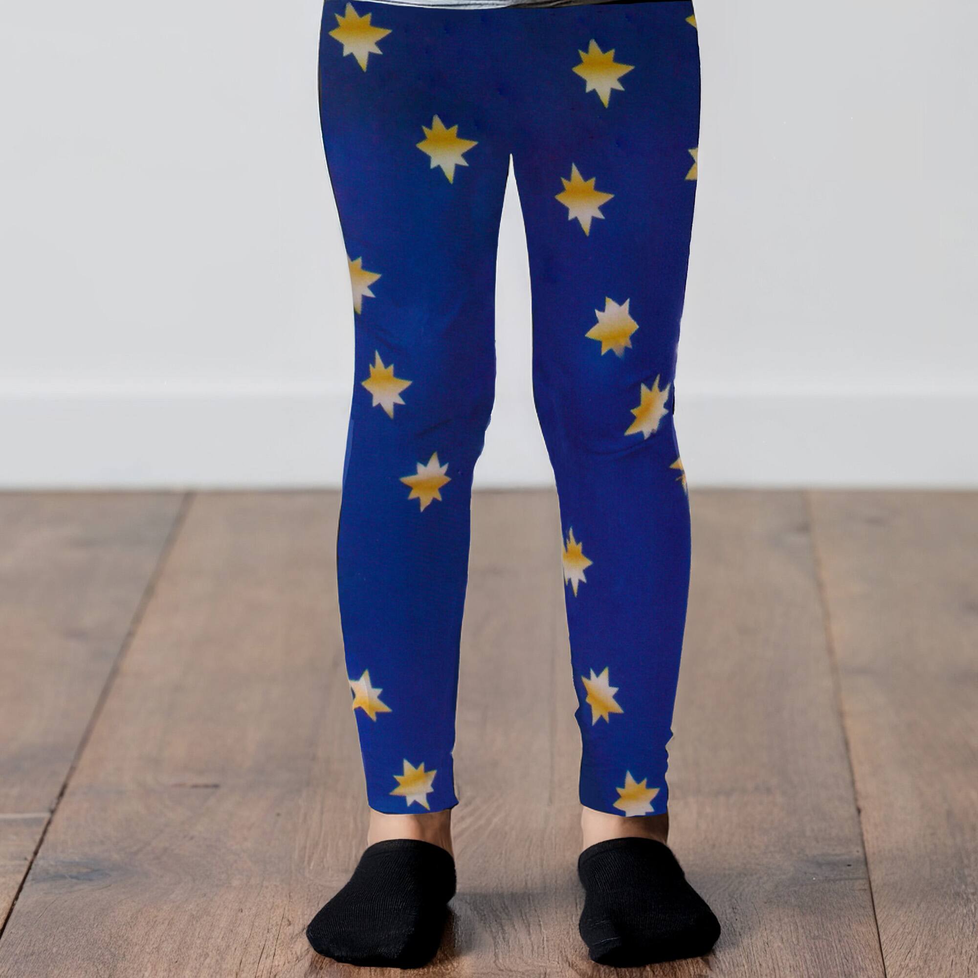 Front. Rubies - Captain Marvel Child Leggings Girls Halloween Costume Accessories -  6+ - Blue.