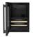 Alt View 1. KitchenAid - 24" Beverage Center with Glass Door and Wood-Front Racks - Black Ore.