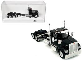 HO Logistics Replicas - Kenworth W990 2-Axel Day Cab 1/87 (HO) Plastic Model Car by HO Logistics - Black