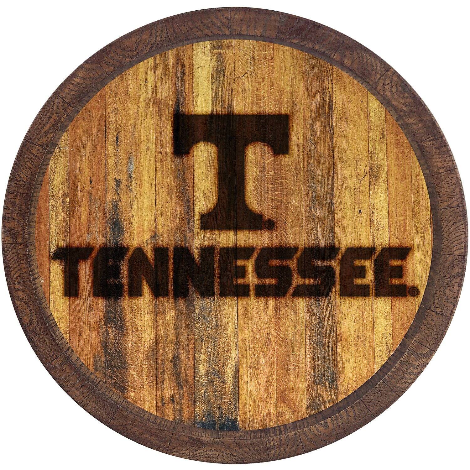 Tennessee Volunteers 21'' x 21'' Faux Barrel Top Sign