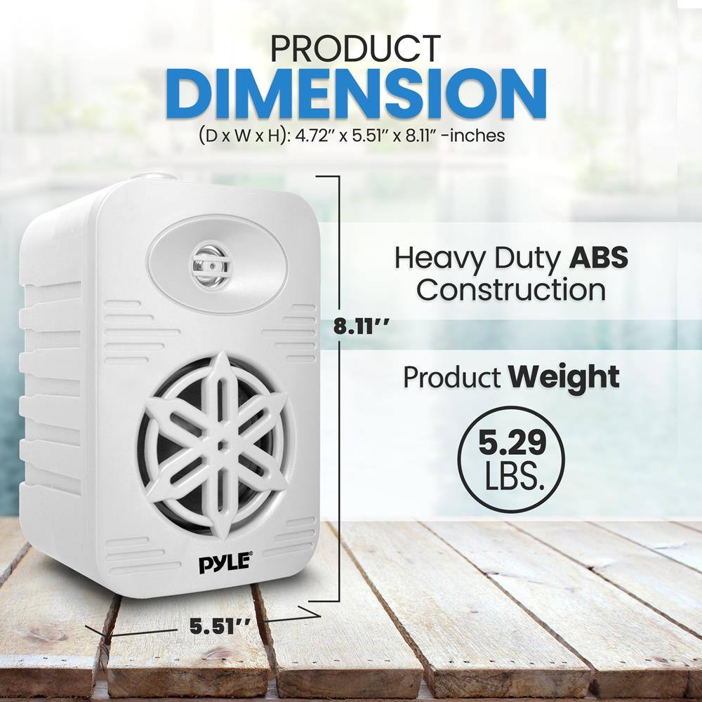 PRODUCT DIMENSION  
(D x W x H): 4.72" x 5.51" x 8.11" - inches  

Heavy Duty ABS Construction  

Product Weight  
5.29 LBS.