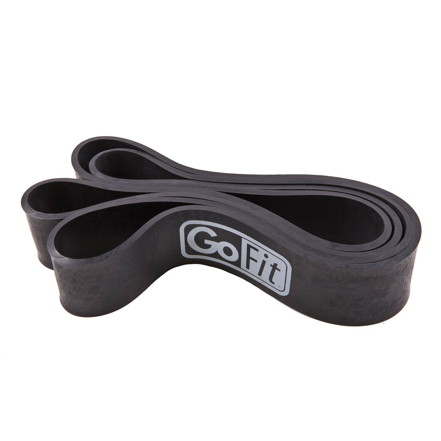 Angle. GoFit - Super Band resistance exercise band - Black.