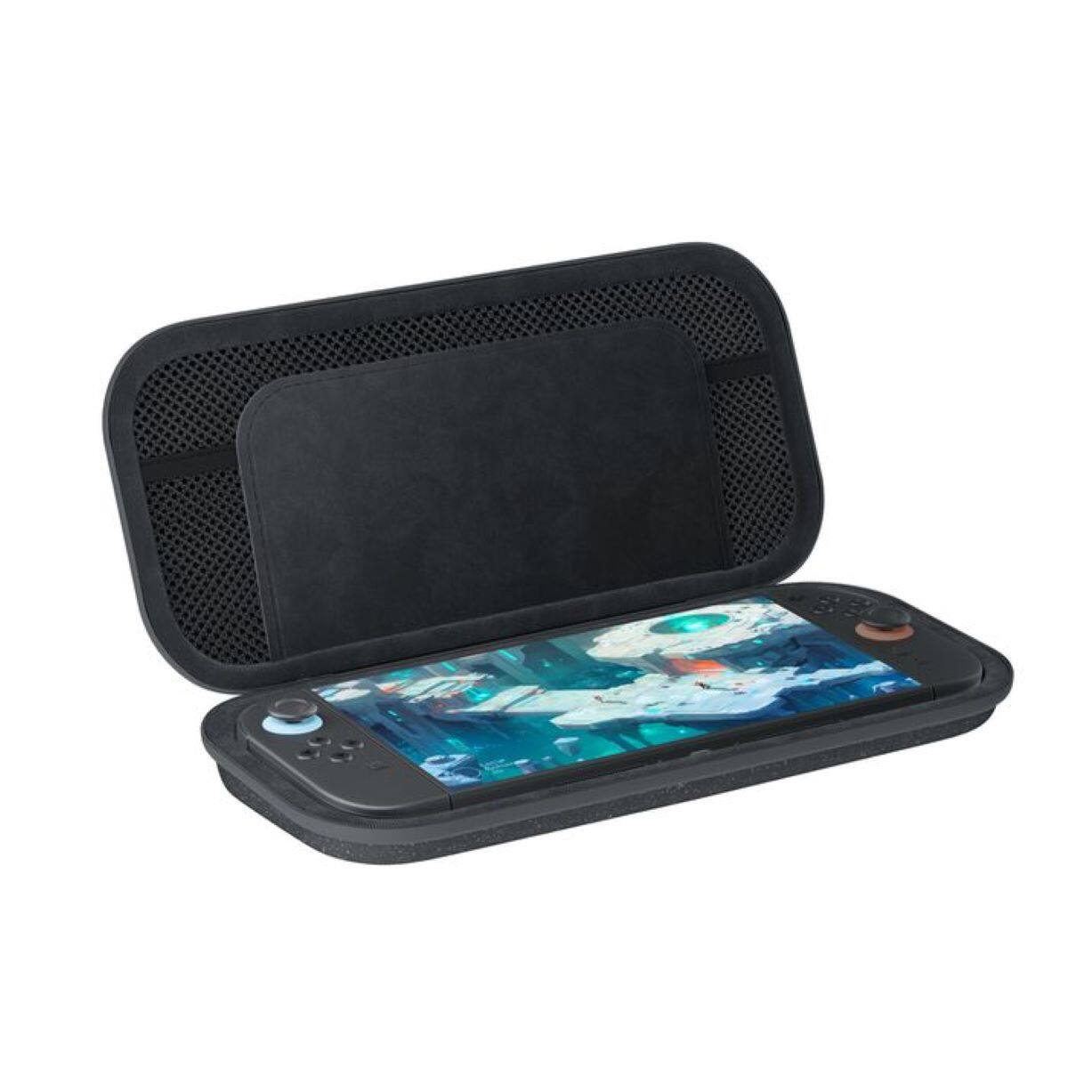 Left. Belkin - Travel Case for Nintendo Switch 2, Protect Against Scratches and Drops, Carrying Protective, Durable, Game Card Storage - Charcoal.