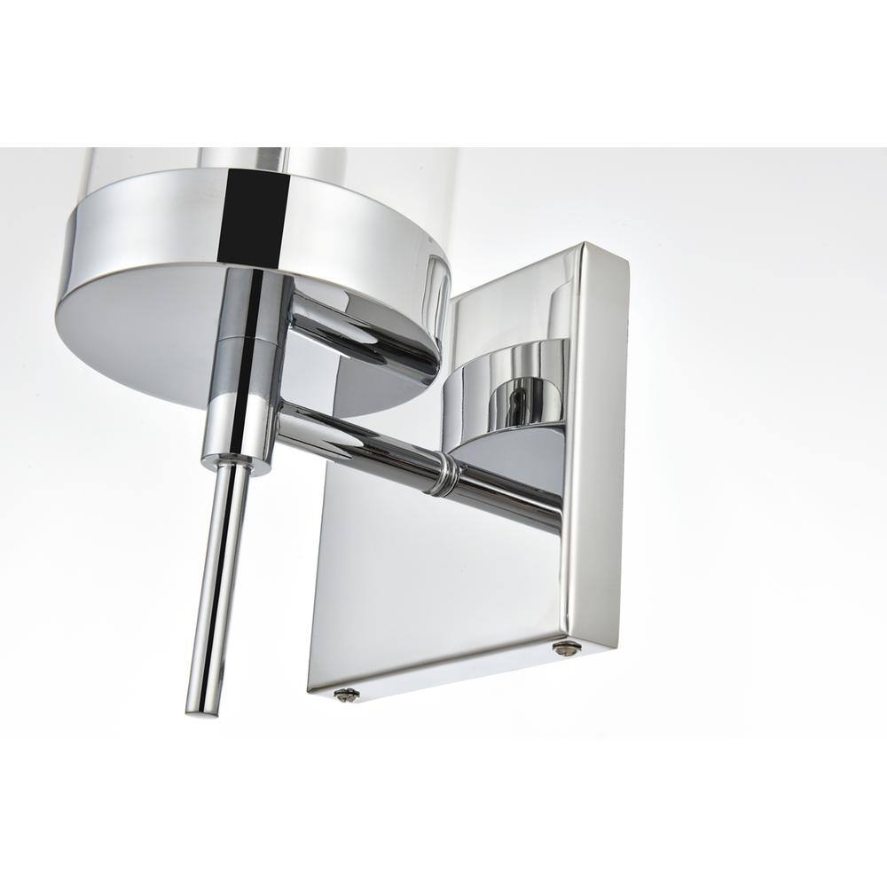 Living District - Benny 1 light Bath Sconce - Chrome And Clear price history on PriceWatchPro
