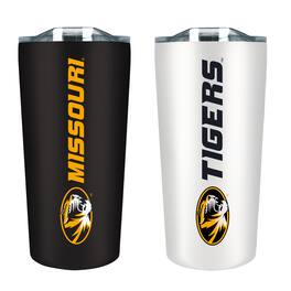 The Fanatic Group - Missouri Tigers 18oz. Soft Touch Tumbler Two-Piece Set - Multicolor