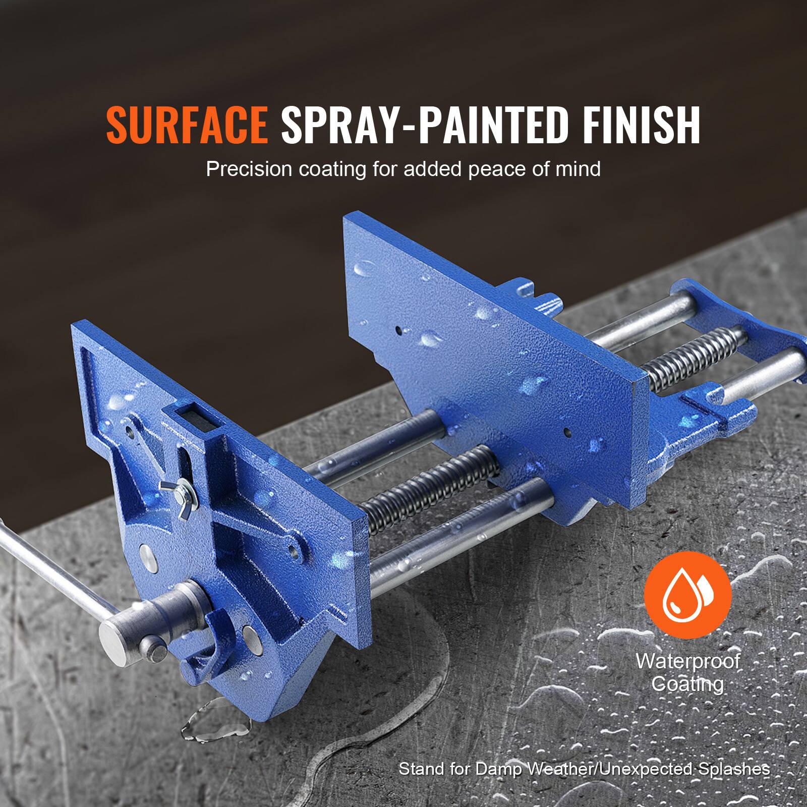 SURFACE SPRAY-PAINTED FINISH  
Precision coating for added peace of mind  

Waterproof Coating  
Stand for Damp Weather/Unexpected Splashes