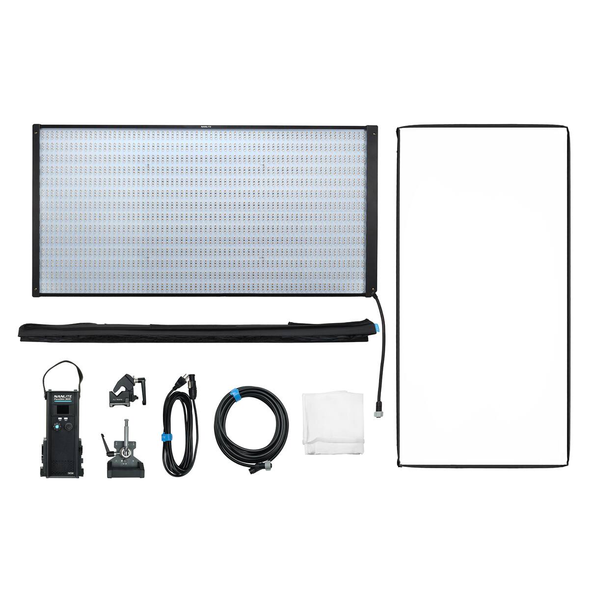 Alt View 1. NANLITE - Nanlite PavoSlim 360C 4x2' RGBWW LED Panel Light with CRMX.