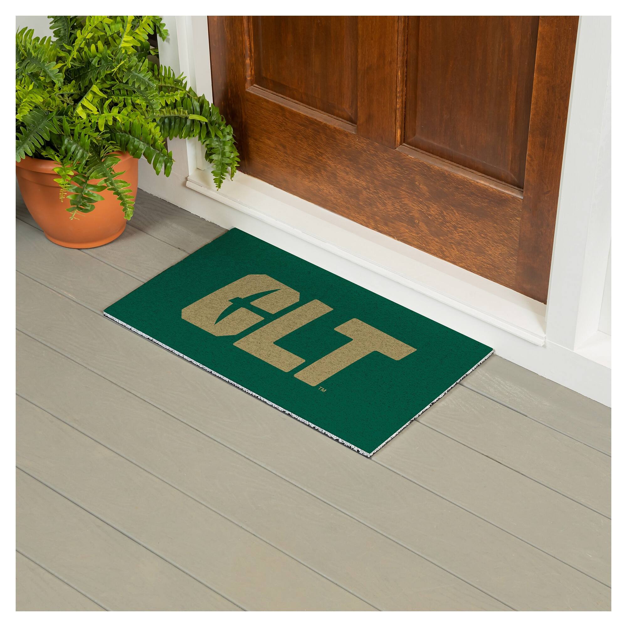 Alt View 2. Evergreen Enterprises - Charlotte 49ers 16" x 28" Full Color Indoor/Outdoor Logo Turf Mat - Multicolor.