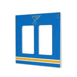 Keyscaper - St. Louis Blues Double Rocker Lightswitch Plate - Multicolor