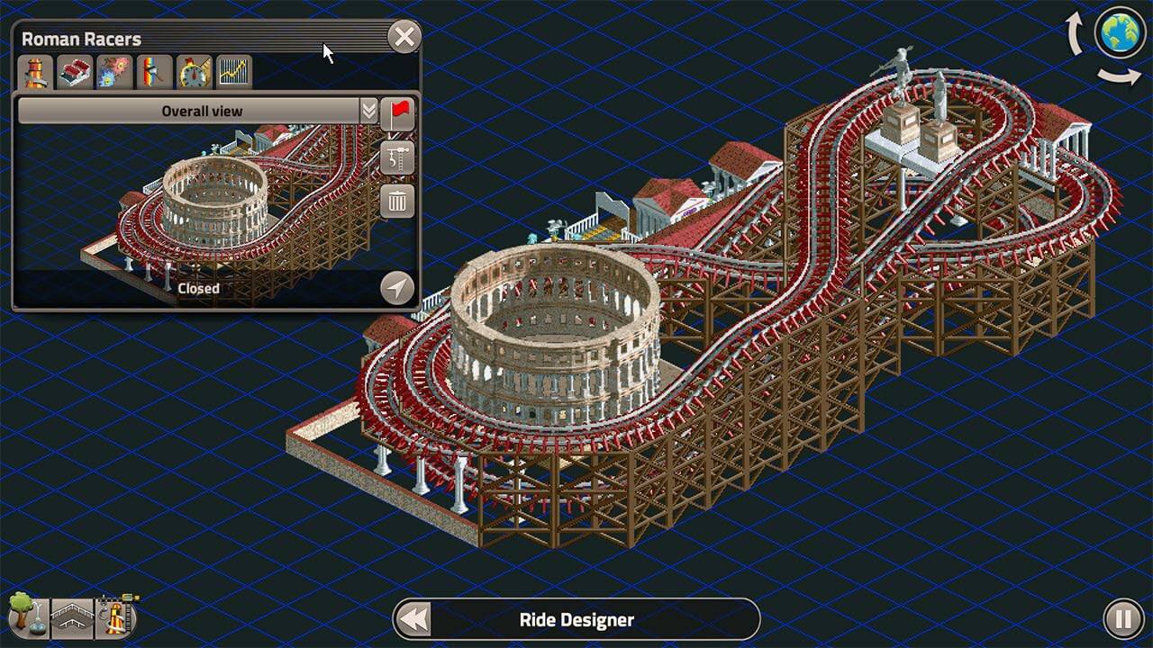 Roman Racers, Overall view, Closed, Ride Designer