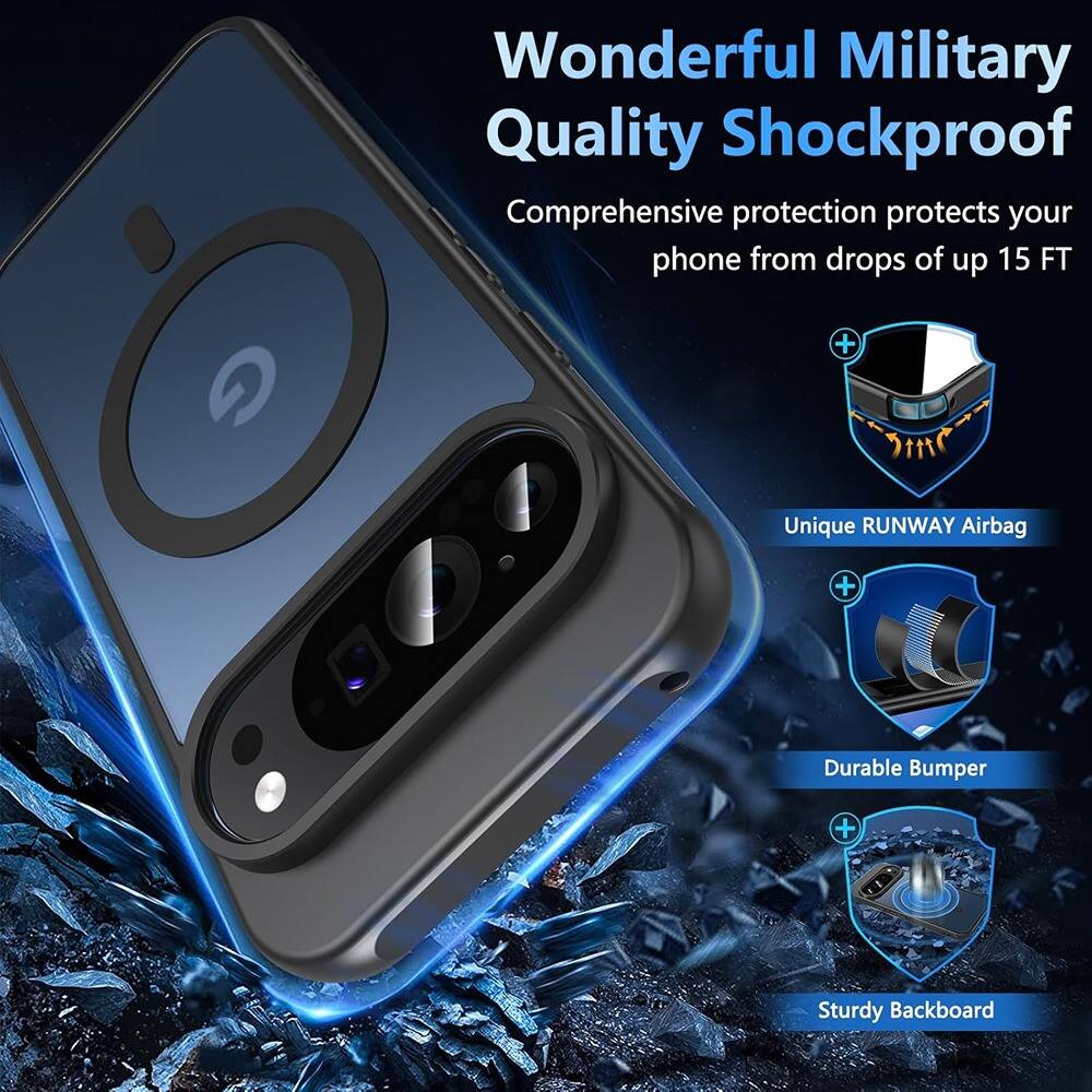 Wonderful Military Quality Shockproof

Comprehensive protection protects your phone from drops of up 15 FT

Unique RUNWAY Airbag

Durable Bumper

Sturdy Backboard