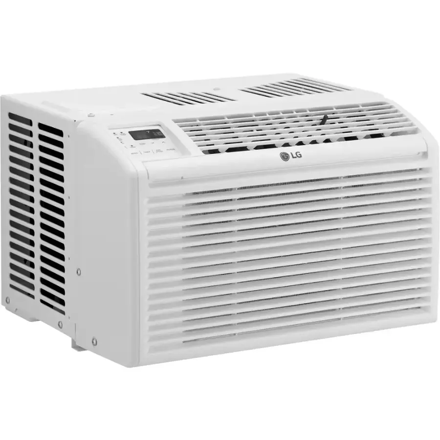 Alt View 5. LG - 6,000 BTU 115V Window Air Conditioner with Remote Control - White.