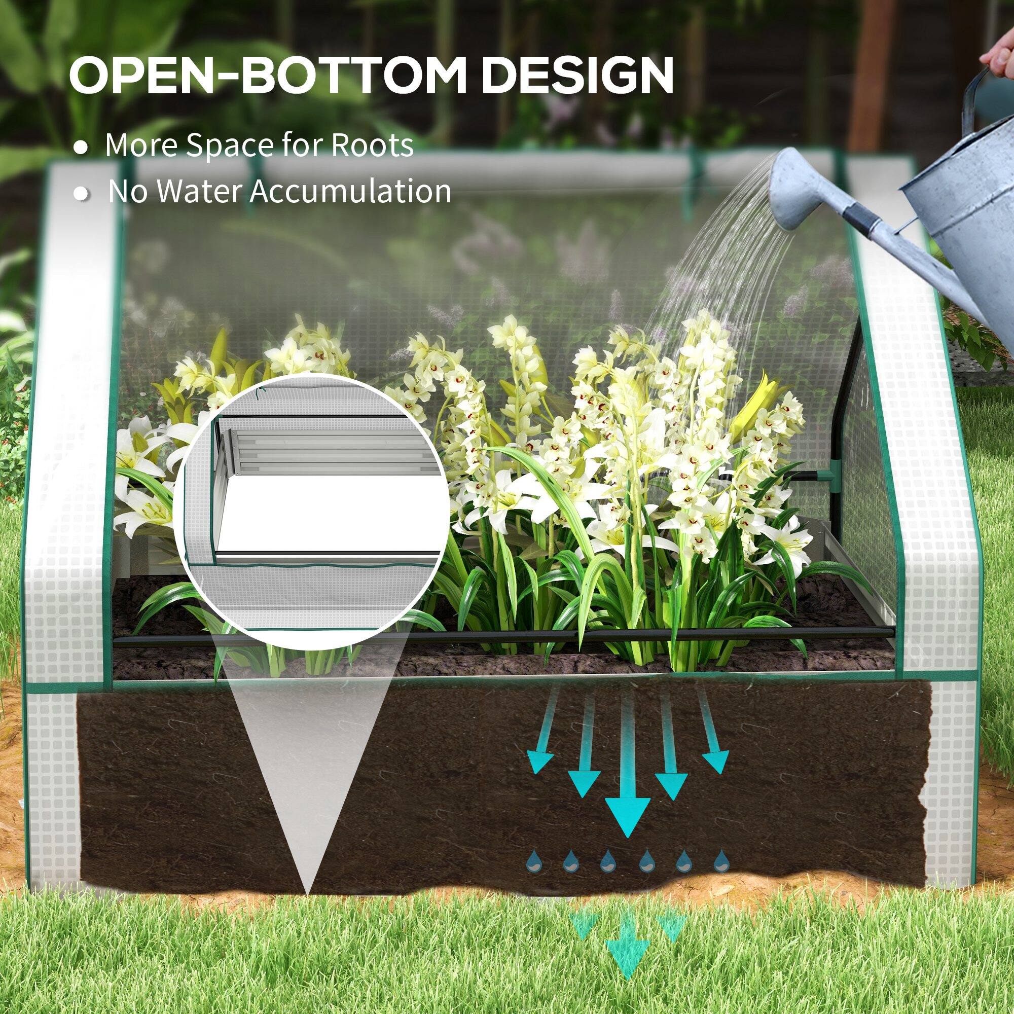 OPEN-BOTTOM DESIGN

More Space for Roots
No Water Accumulation
