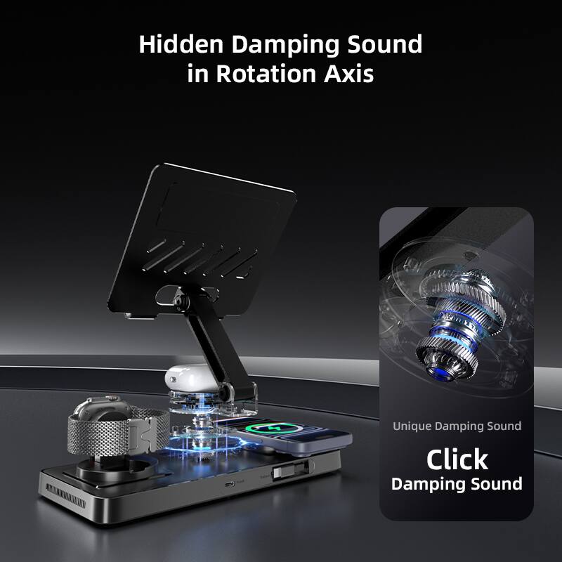 Hidden Damping Sound in Rotation Axis  
Unique Damping Sound  
Click Damping Sound